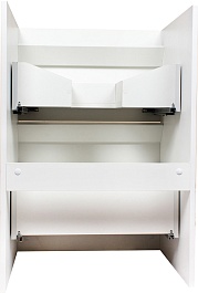 Style Line Тумба с раковиной Даллас 120 R Люкс, белая PLUS эмаль – фотография-10